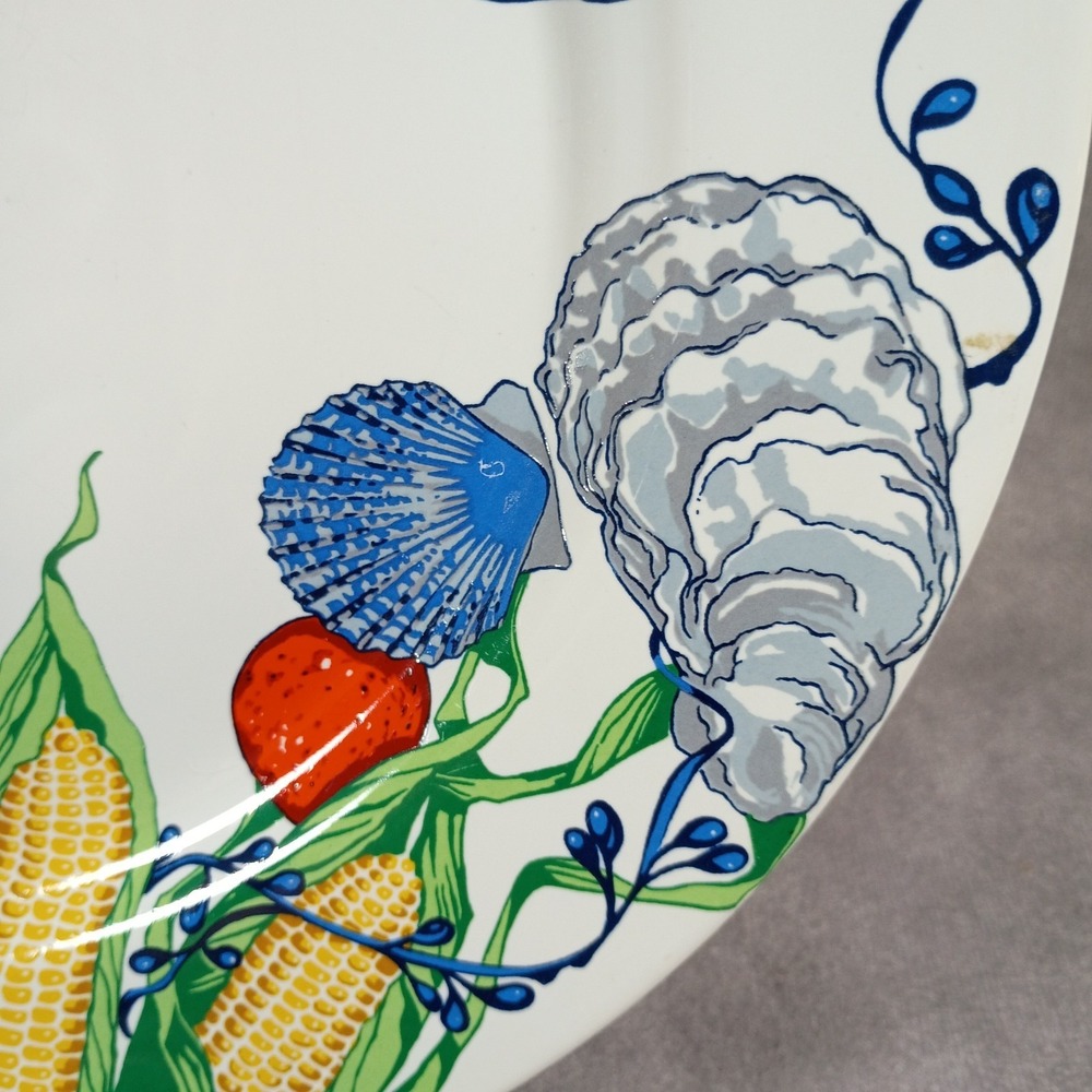 Vintage 1999 Lobster Seafood Fest Plate Youngberg & Co 10.5" Beach Decor Sealife - Picture 4 of 7